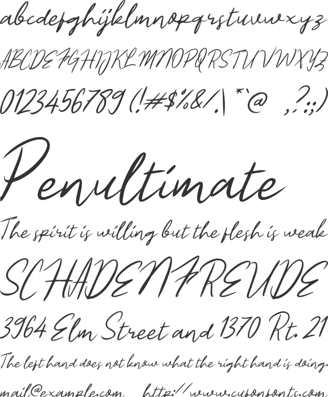 L Lumbung Padi font preview