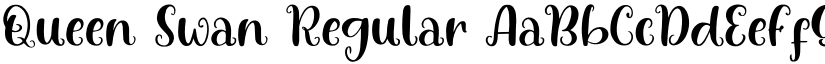 Queen Swan Regular font