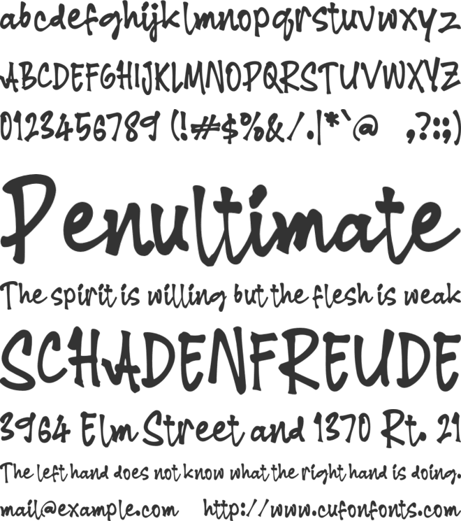 L Latterin font preview