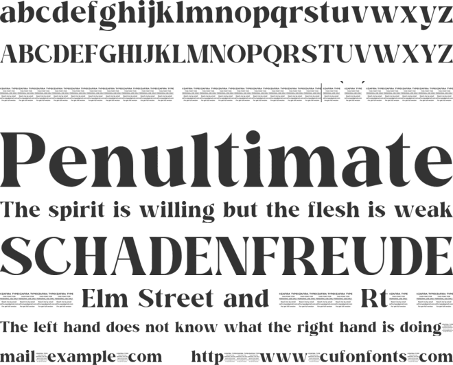 Bright Romance font preview