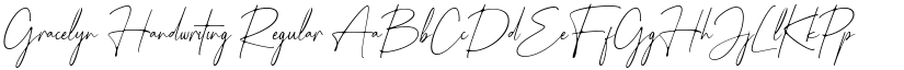 Gracelyn Handwriting Regular font