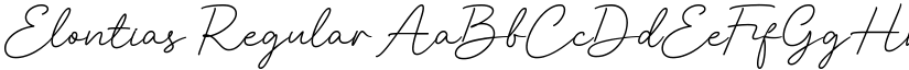 Elontias Regular font