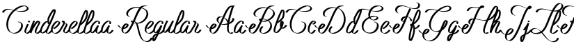 Cinderellaa font download