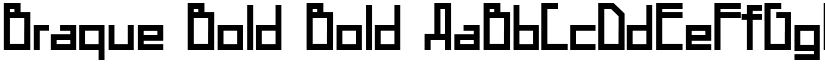 Braque Bold Bold font
