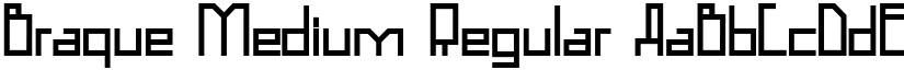 Braque Medium Regular font