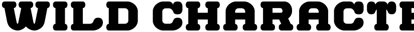 Wild Character Regular font