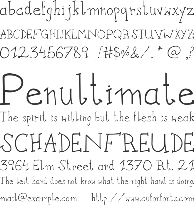 Litzbitz font preview