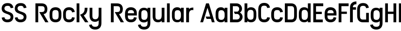 SS Rocky Regular font