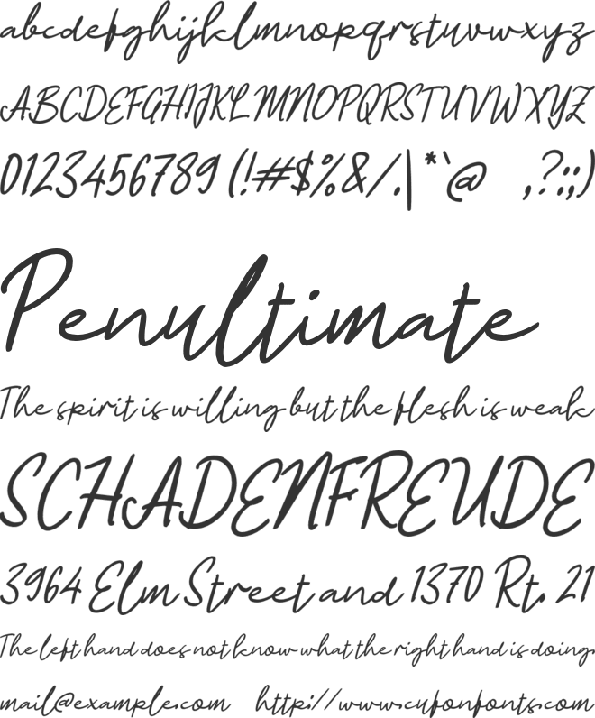 L Lembaraya font preview