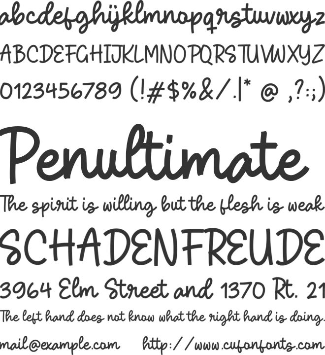 Royale Jaiden font preview