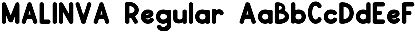 MALINVA Regular font