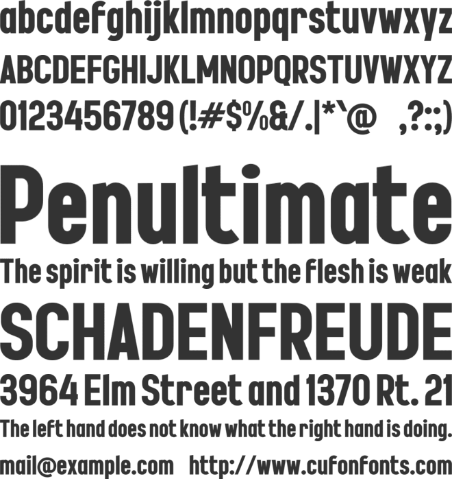 L Lekas Sans font preview