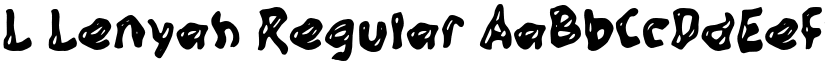 L Lenyah Regular font