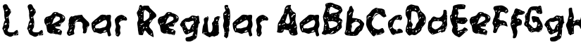 L Lenar Regular font