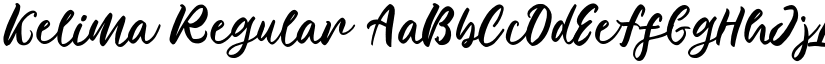 Kelima Regular font