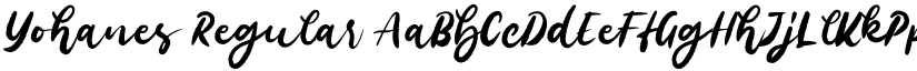 Yohanes Regular font