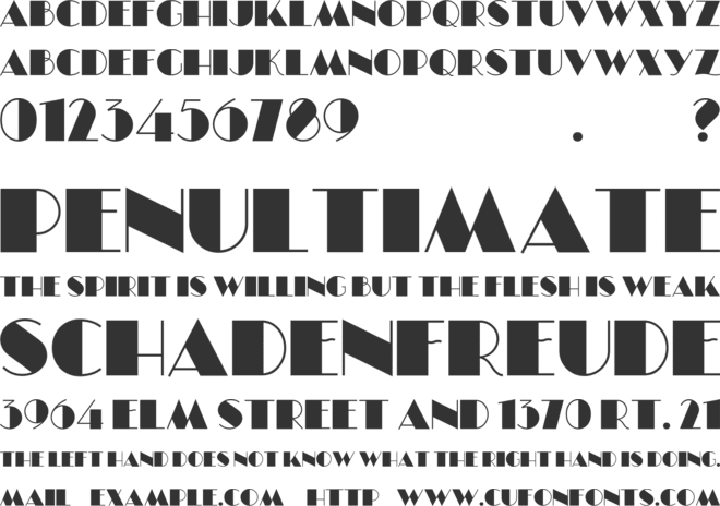 Goldroom font preview