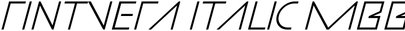 Rintvera Italic font