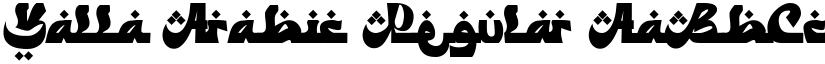 Yalla Arabic Regular font