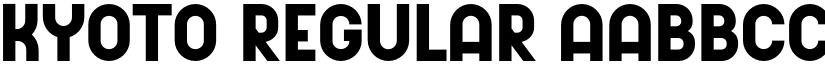 Kyoto Regular font