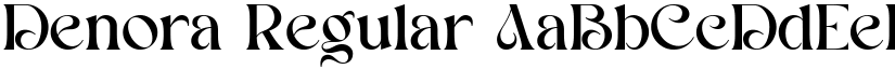 Denora Regular font