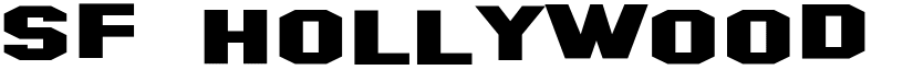 SF Hollywood Hills Extended Regular font
