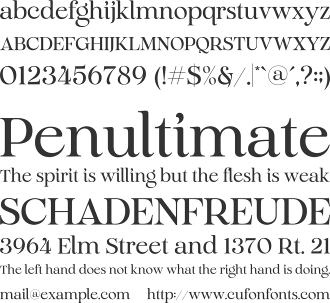 Ganigar font preview