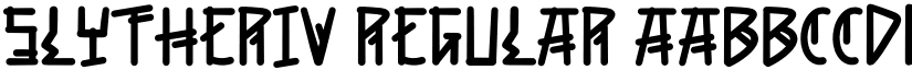 Slytheriv Regular font