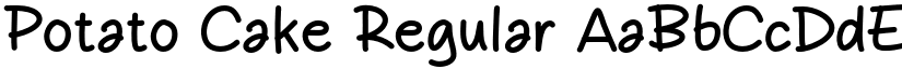 Potato Cake Regular font