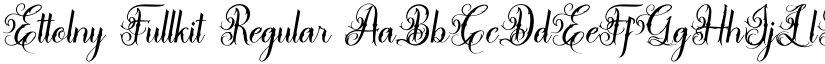 Ettolny Fullkit Regular font