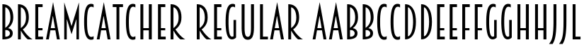 Breamcatcher font download