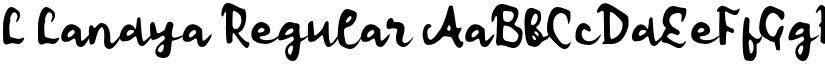 L Landya Regular font