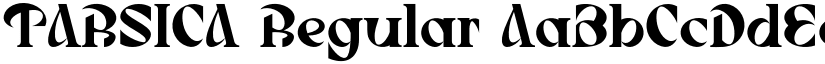 TARSICA Regular font