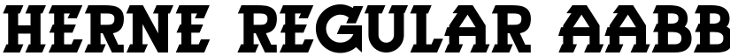 Herne Regular font