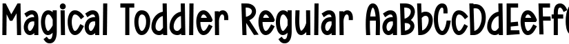 Magical Toddler Regular font