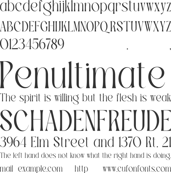 TBJ Palatino Mini Edition font preview