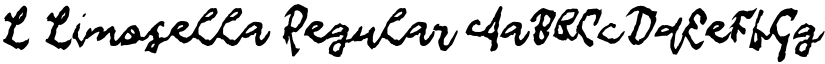 L Limosella Regular font