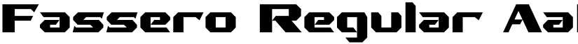 Fassero Regular font