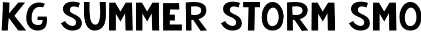 KG Summer Storm Smooth Regular font
