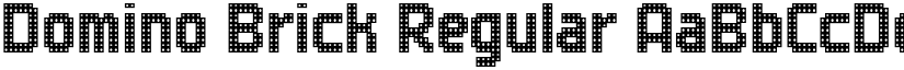 Domino Brick Regular font