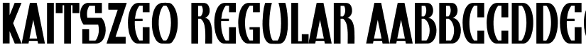 Kaitszeo Regular font