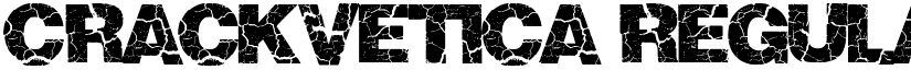 Crackvetica Regular font