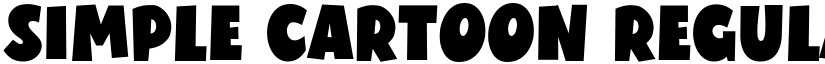 Simple Cartoon Regular font