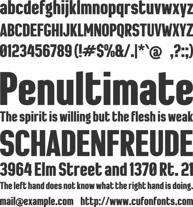 L Libas Sans font preview