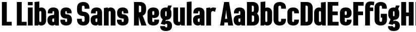 L Libas Sans Regular font