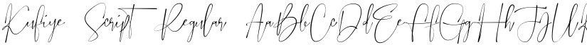 Kufiye Script Regular font
