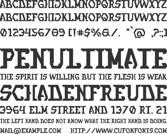 Newpromise font preview