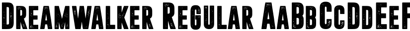 Dreamwalker Regular font