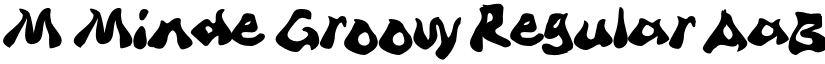 M Minde Groovy Regular font