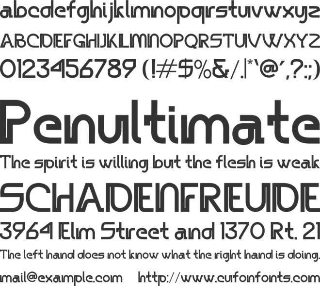 Asterik Reborn font preview